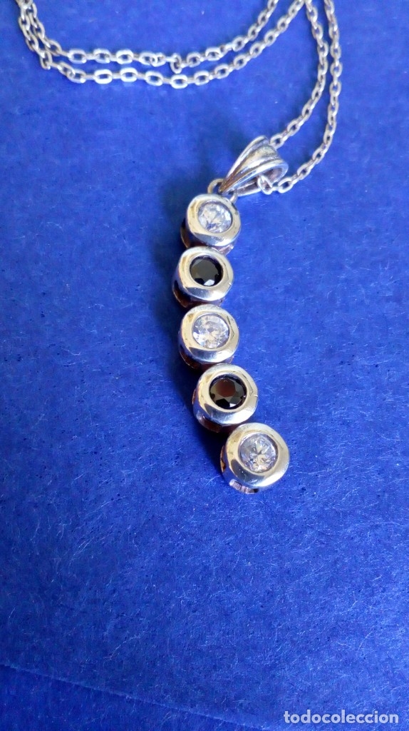 Joyeria: Colgante y cadena de plata - Foto 3