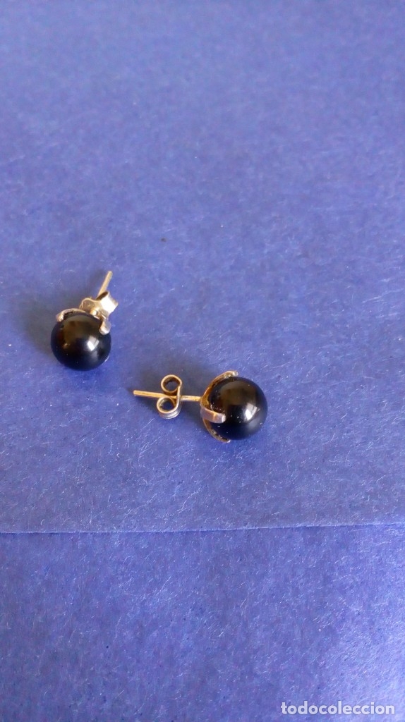 Joyeria: Pendientes de plata y &oacute;nix - Foto 1
