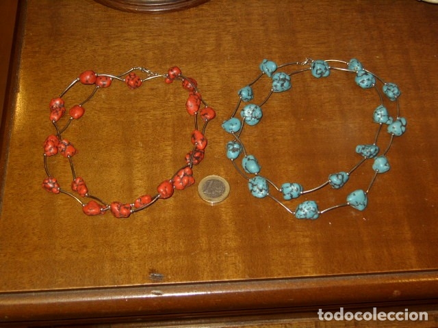 Joyeria: COLLAR DE TURQUESAS,LOS DOS QUE SE VEN. - Foto 2