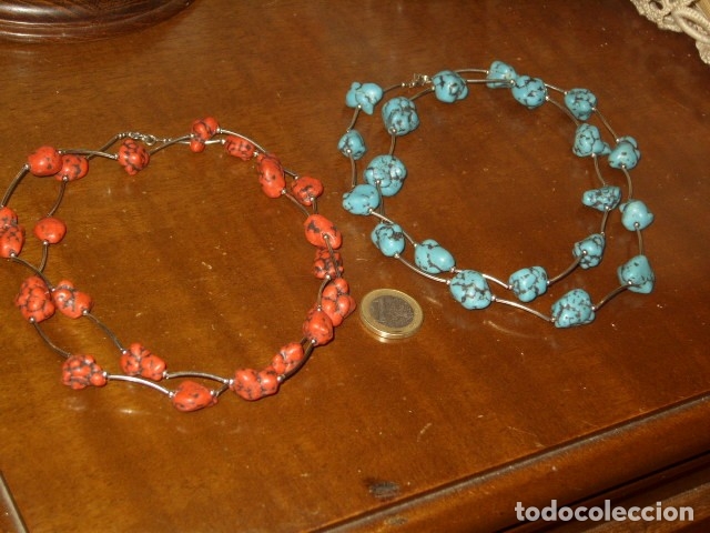 Joyeria: COLLAR DE TURQUESAS,LOS DOS QUE SE VEN. - Foto 3