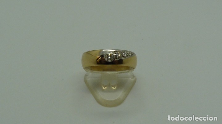 Joyeria: ANILLO CON BRILLANTES EN ORO DE LEY (750MM) - Foto 1