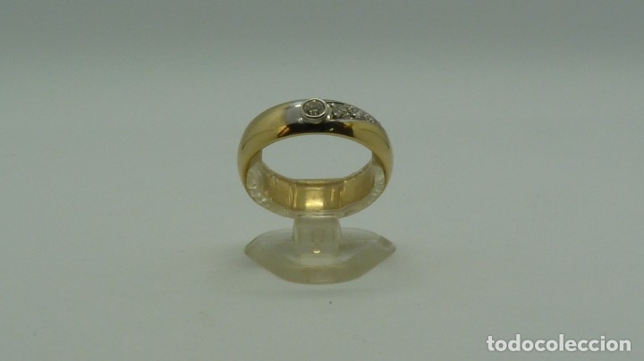 Joyeria: ANILLO CON BRILLANTES EN ORO DE LEY (750MM) - Foto 3