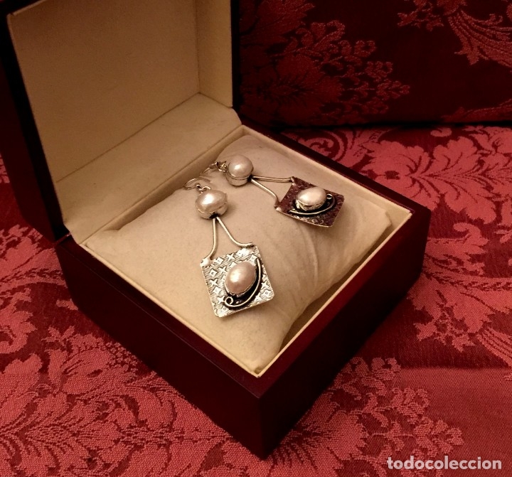 Joyeria: PENDIENTES CON PERLAS BARROCAS - 12 GRAMOS. - Foto 2