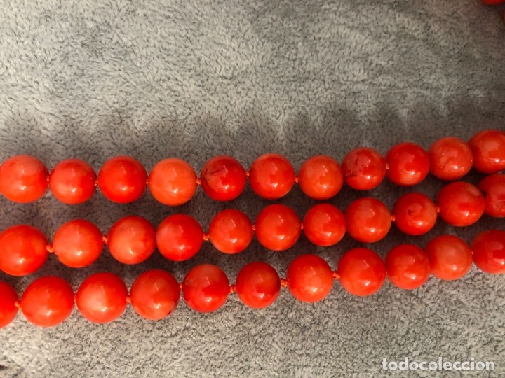 Joyeria: collar 3 filas coral - Foto 3