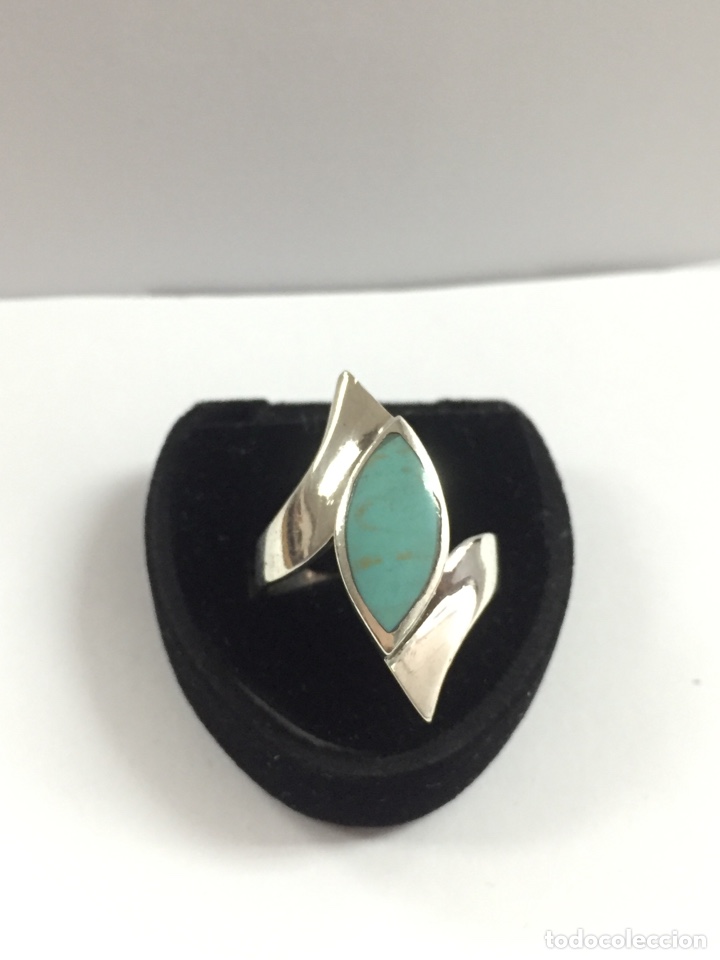 Joyeria: Sortija plata y turquesa/S21 - Foto 2
