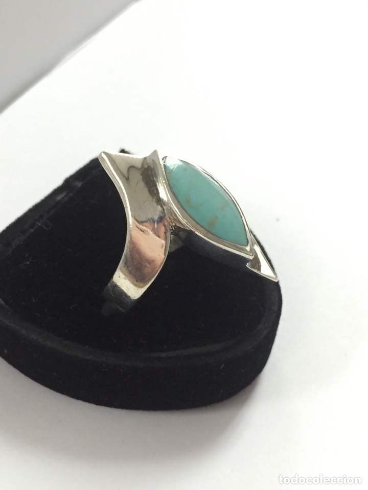 Joyeria: Sortija plata y turquesa/S21 - Foto 3