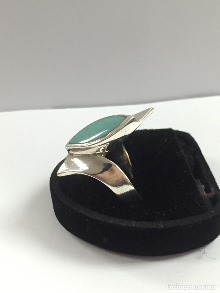 Joyeria: Sortija plata y turquesa/S21 - Foto 4
