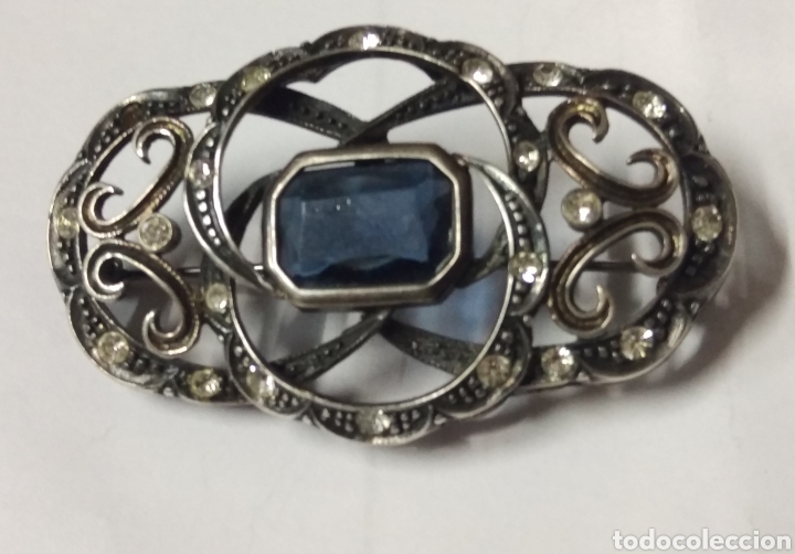 Joyeria: Antiguo brocha pasador aguja - Foto 1