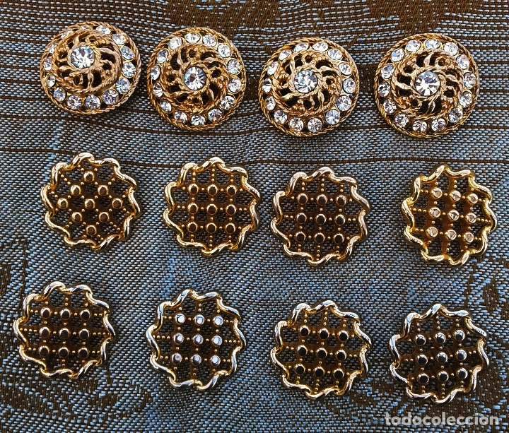 12 botones/joya dorados - Buy Other antique jewelry on todocoleccion