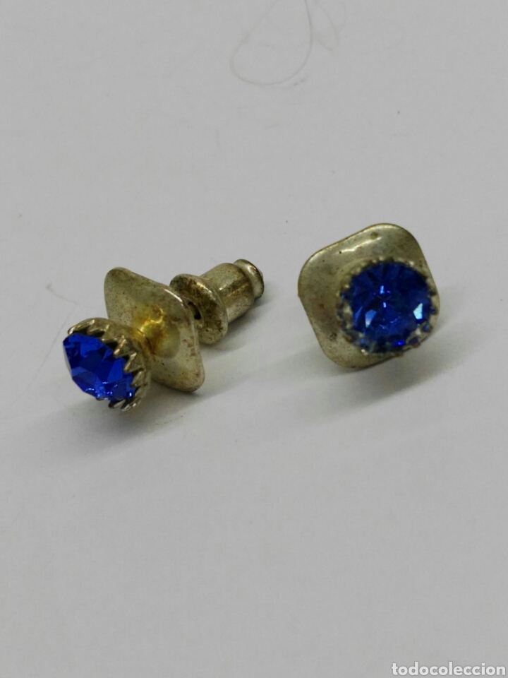 Joyeria: Pendientes plateado -bisuteria