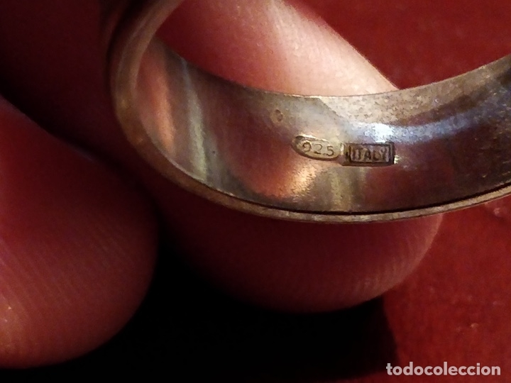 Joyeria: Anillo de plata. 18 mm. de di&aacute;metro. 4.5g - Foto 4