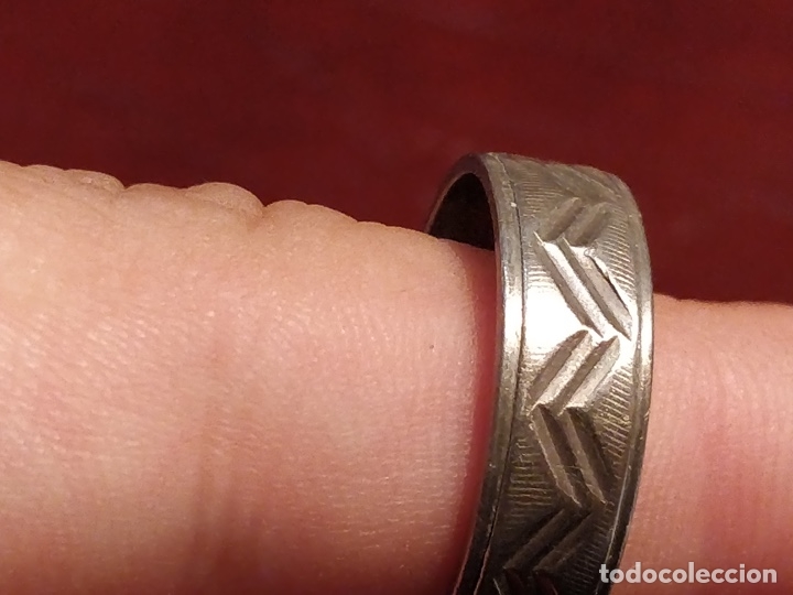 Joyeria: Anillo de plata. 18 mm. de di&aacute;metro. 4.5g - Foto 5