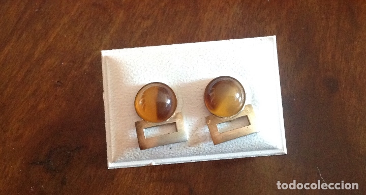 Joyeria: PENDIENTES DE PLATA DE LEY Y CONCHA. A&Ntilde;OS 60 - Foto 2