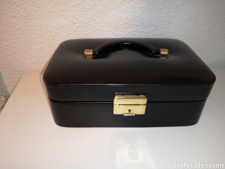 Joyeria: Joyero de piel antiguo - Foto 3