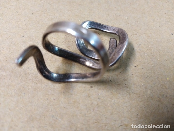 Joyeria: Anillo de plata 925 con forma de culebra - Foto 3