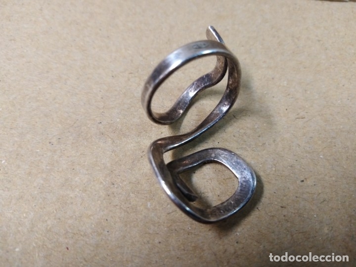 Joyeria: Anillo de plata 925 con forma de culebra - Foto 4