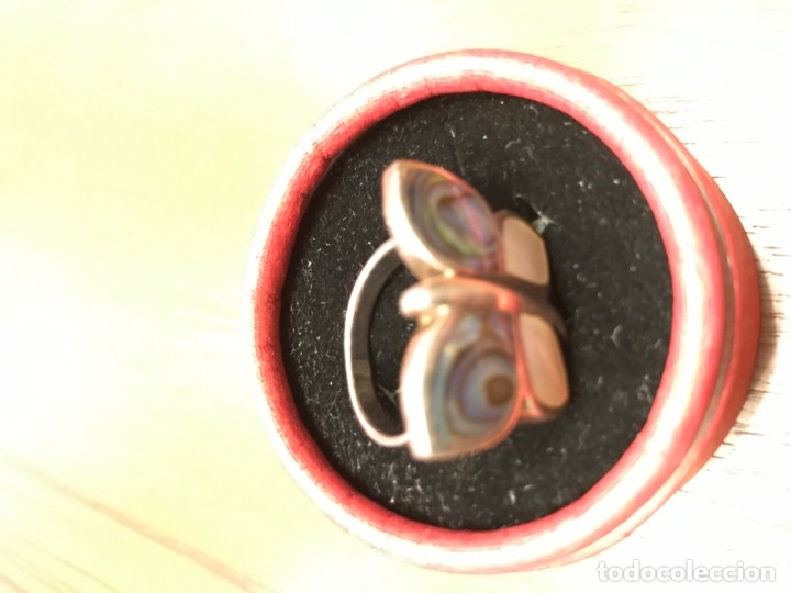 Joyeria: Anillo plata 925 y nacar - Foto 3