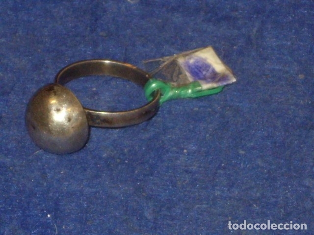 Joyeria: ANTIGUO ANILLO DE PLATA,CON CONTRASTE. - Foto 3