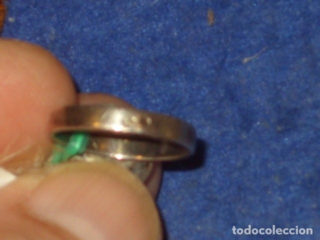 Joyeria: ANTIGUO ANILLO DE PLATA,CON CONTRASTE. - Foto 4