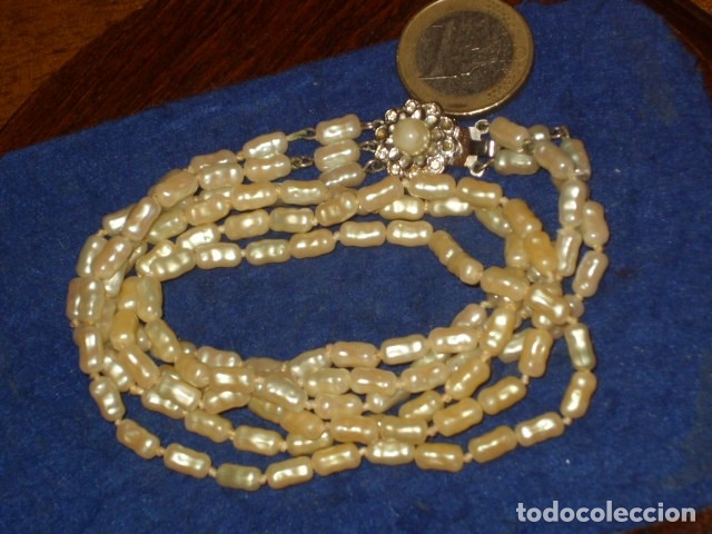 Joyeria: COLLAR DE PERLAS 3 HILOS,A&Ntilde;OS 70. - Foto 6