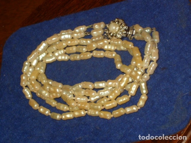 Joyeria: COLLAR DE PERLAS 3 HILOS,A&Ntilde;OS 70. - Foto 7