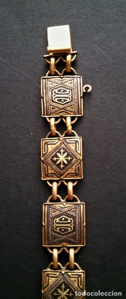 Pendentif Vintage Or De Tolède Damascène - Bijou Ancien - Modèle #M# G3