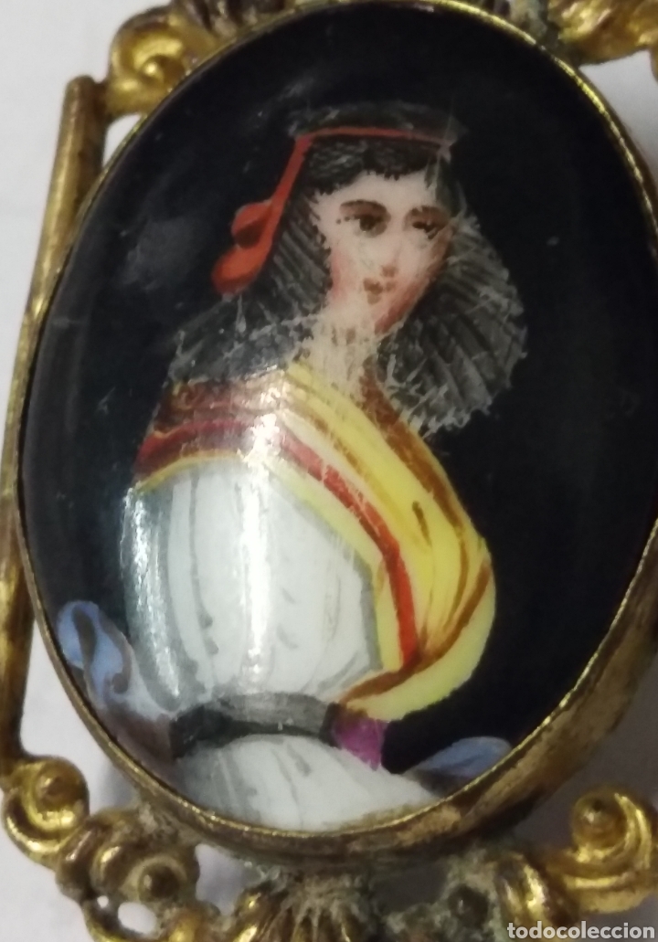Joyeria: Antiguo broche pasador aguja - Foto 2