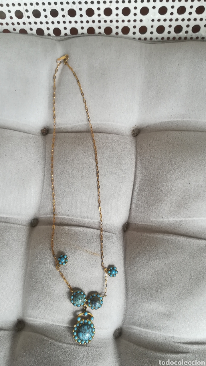 Joyeria: Antigua gargantilla de oro golfierd - Foto 1