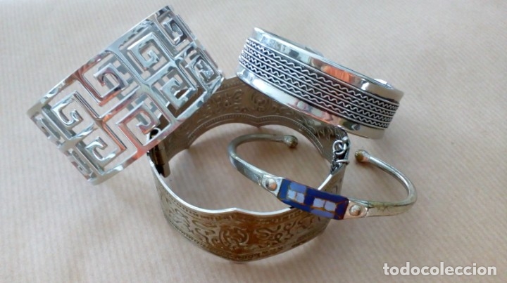 Joyeria: Lote de 4 preciosos brazaletes - Foto 1