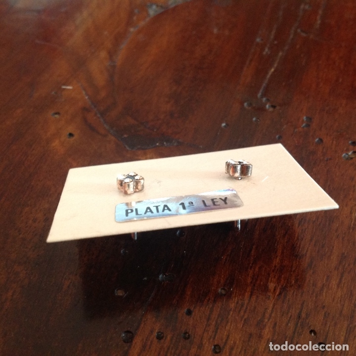 Joyeria: Pendientes de plata. trebol de la suerte - Foto 2