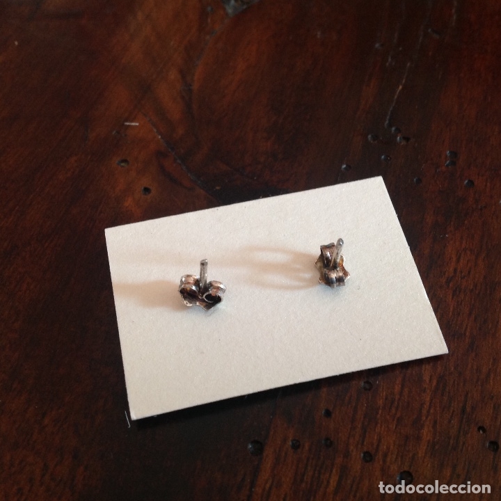 Joyeria: Pendientes de plata. trebol de la suerte - Foto 3