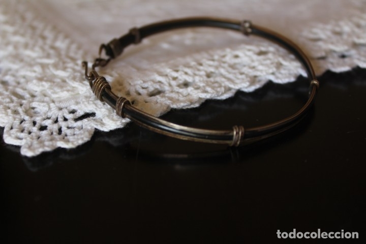 Cintura Derribar tugurio antigua pulsera de plata y pelo de elefante - Buy Antique bracelets on  todocoleccion
