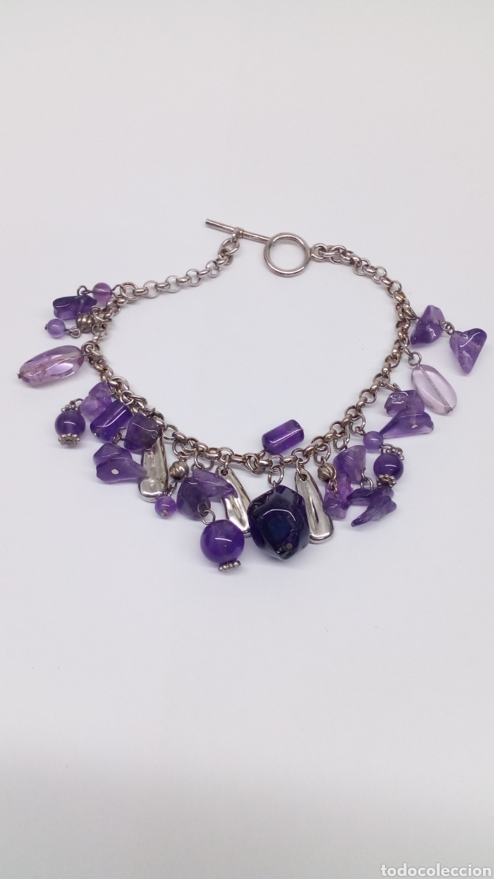 Joyeria: Pulsera de plata y pieda natural /PUL75 - Foto 1