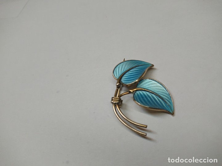 Joyeria: BROCHE ESMALTES NORUEGO PLATA STERLING. - Foto 4
