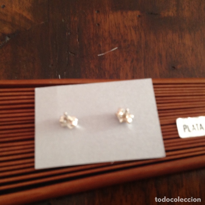 Joyeria: Pendientes de plata y esmalte. Rombo - Foto 3