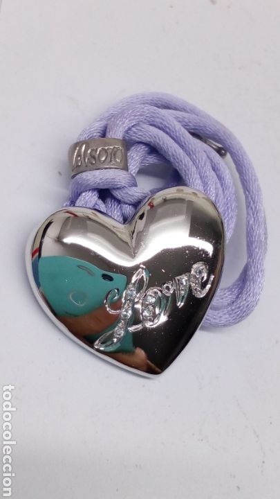 Joyeria: Colgante de plata coraz&oacute;n marca Asoro - Foto 1