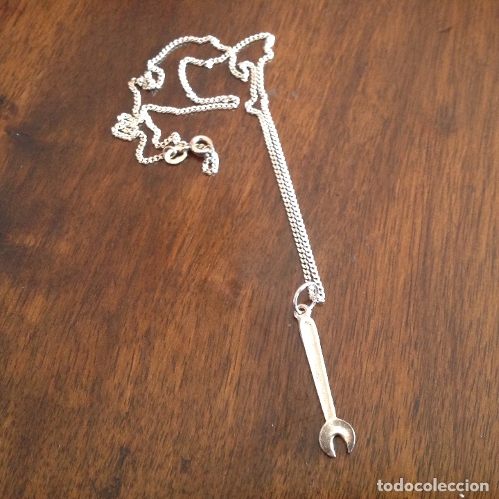 Joyeria: GARGANTILLA DE PLATA DE LEY. Llave inglesa - Foto 3