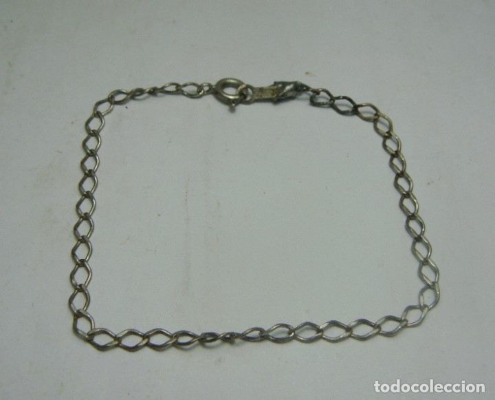 Joyeria: Antigua Pulsera de Plata. Con contrastes. - Foto 1