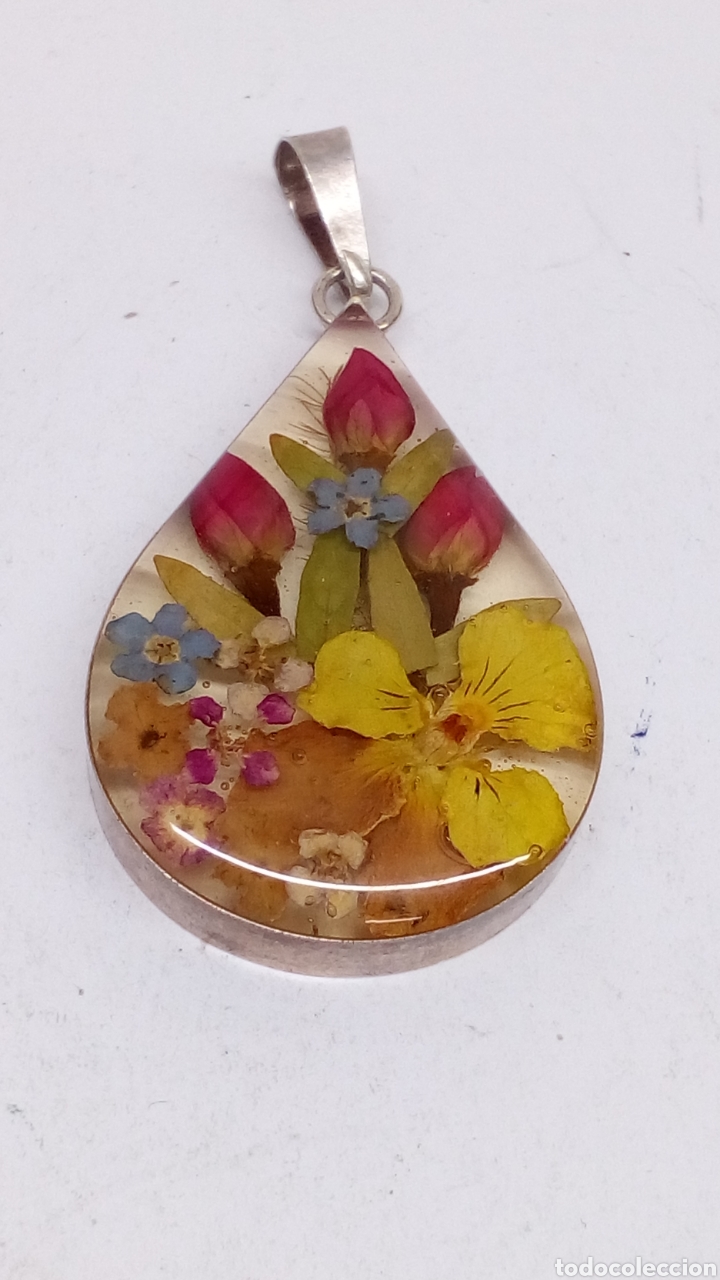 Joyeria: Colgante de plata y resina/C46 - Foto 1