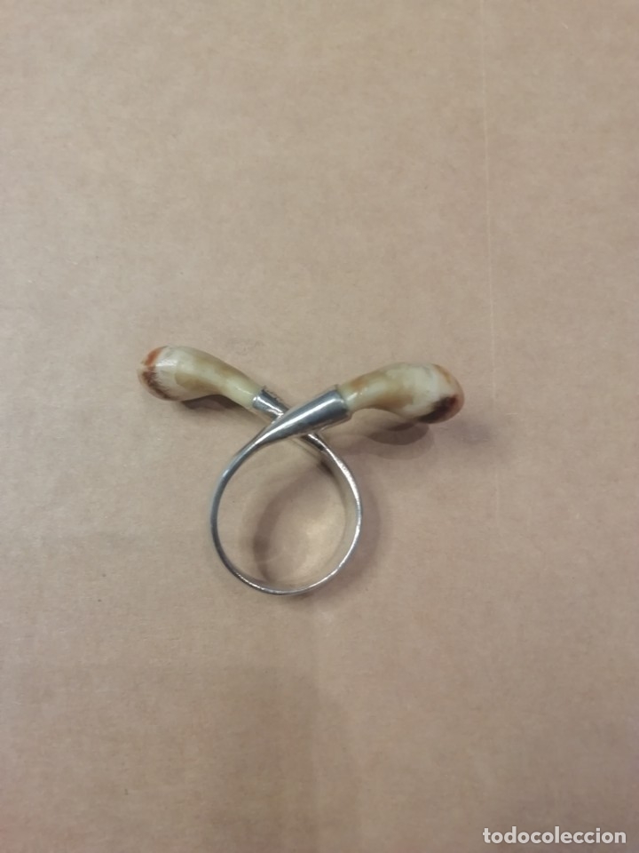 Joyeria: Anillo plata dientes ciervo - Foto 2