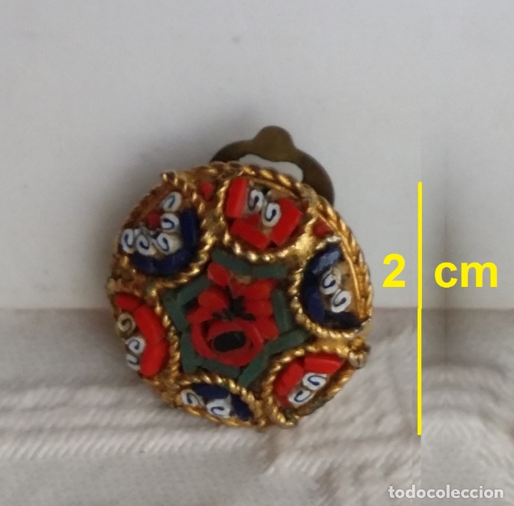 Joyeria: Pendientes Vintage, mosaico de Murano - Foto 5