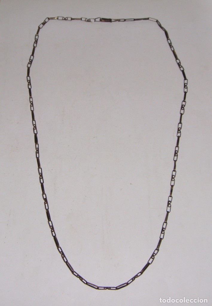 Joyeria: Cadena de Eslab&oacute;n Alterno en Plata Maciza &middot; Con contrastes. - Foto 5