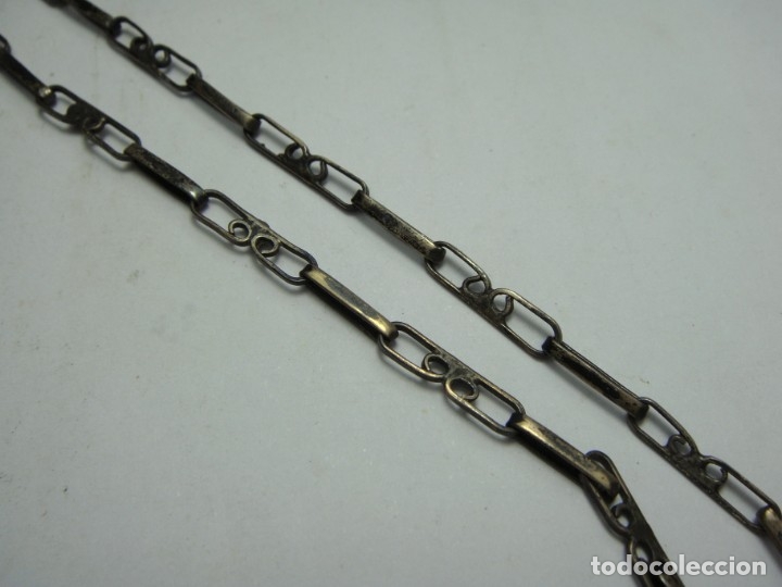 Joyeria: Cadena de Eslab&oacute;n Alterno en Plata Maciza &middot; Con contrastes. - Foto 1