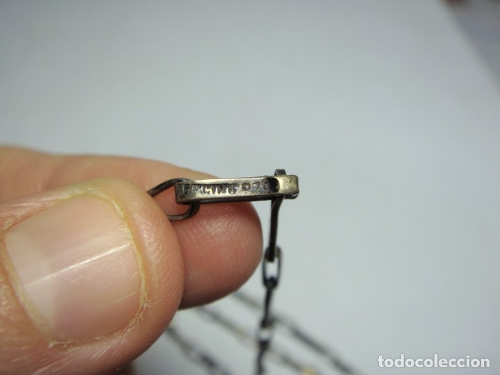Joyeria: Cadena de Eslab&oacute;n Alterno en Plata Maciza &middot; Con contrastes. - Foto 4