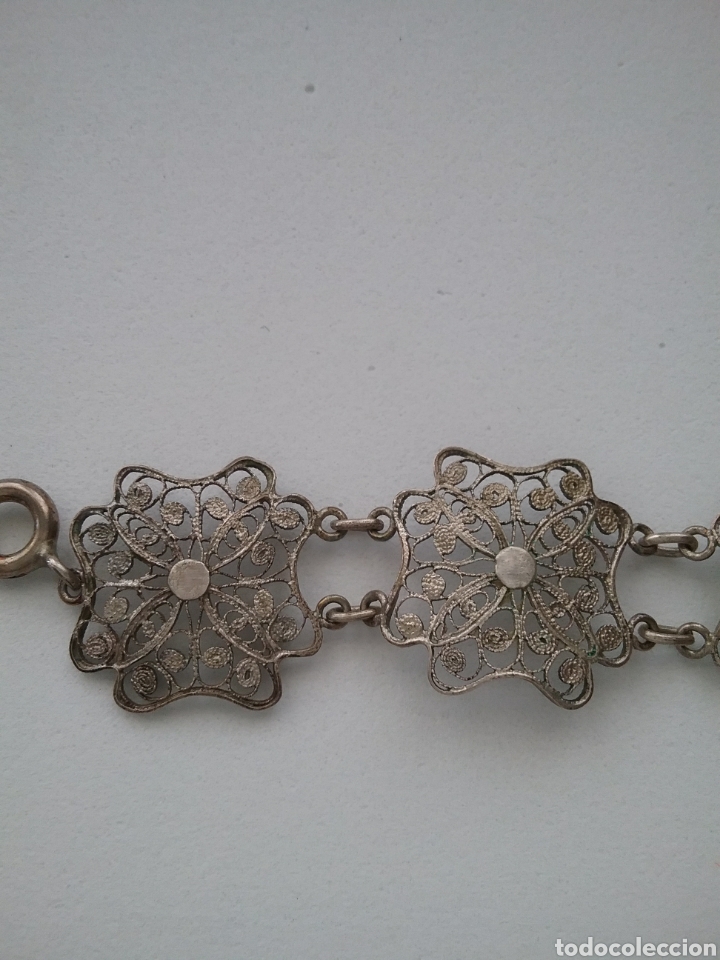 Joyeria: Pulsera repujada en plata de ley. - Foto 2