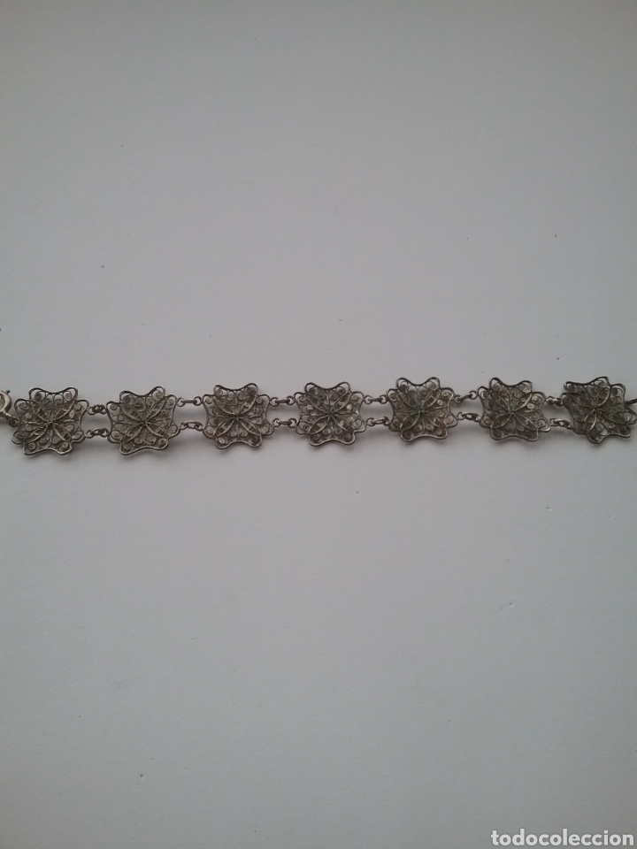 Joyeria: Pulsera repujada en plata de ley. - Foto 4