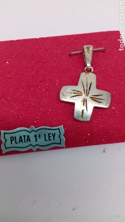 Joyeria: Clgante cruz de plata - Foto 1