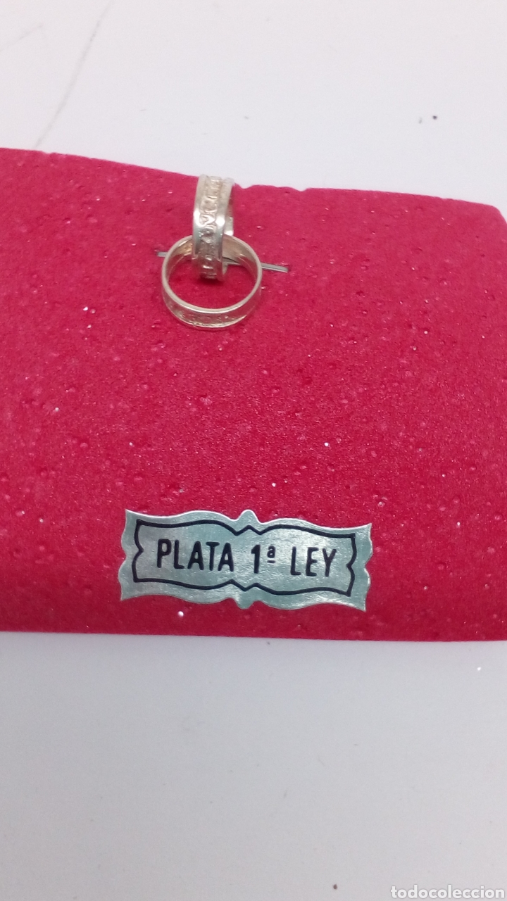 Joyeria: colgante de anillos entrelazados de plata - Foto 1