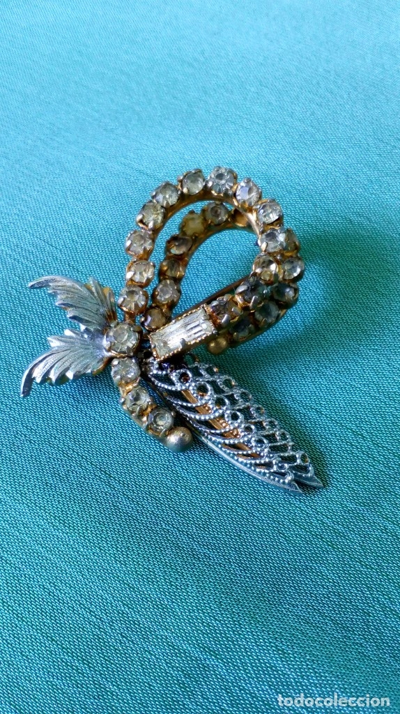 Joyeria: Broche antiguo de pedrer&iacute;a - Foto 1