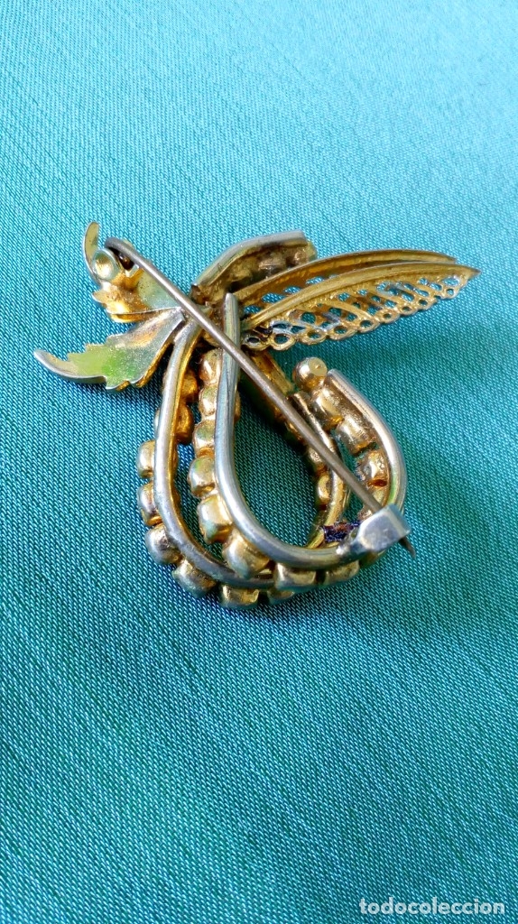 Joyeria: Broche antiguo de pedrer&iacute;a - Foto 3